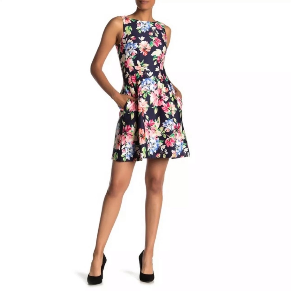 Vince Camuto Floral Sleeveless Dress - Sz 10